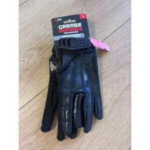 NWT‎ Grease Monkey Bones Xtreme Men's Gloves Large Black Touchscreen